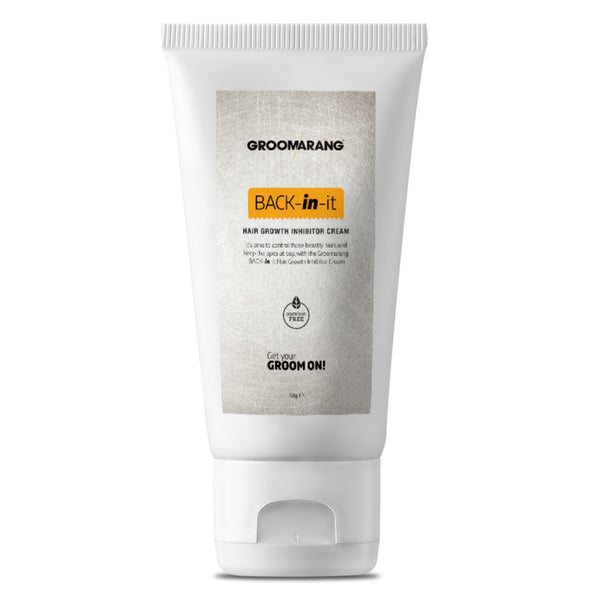 Groomarang Back in it Hair Growth Inhibitor Cream - Permanent Body and Face Hair Removal 2