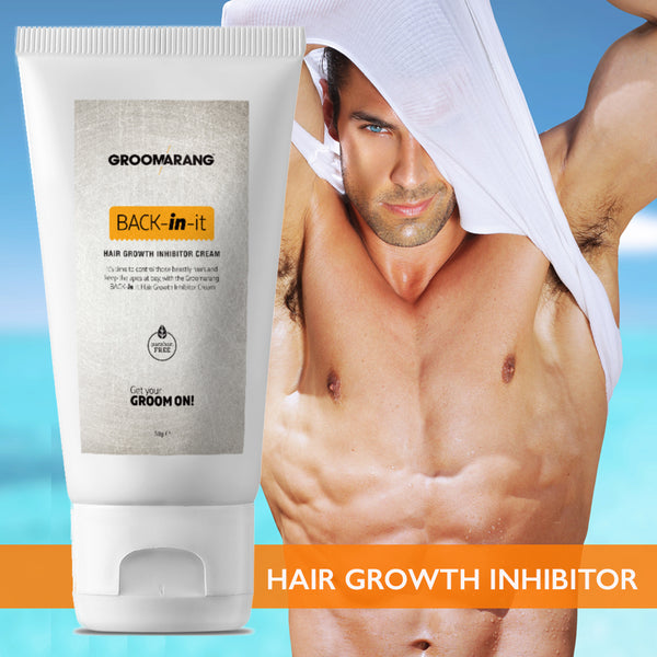 Groomarang Back in it Hair Growth Inhibitor Cream - Permanent Body and Face Hair Removal 5