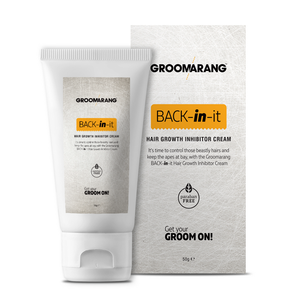 Groomarang Back in it Hair Growth Inhibitor Cream - Permanent Body and Face Hair Removal 1