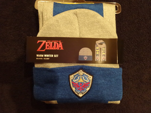 Legend Of Zelda Hero Of Hyrule Knit Hat And Scarf