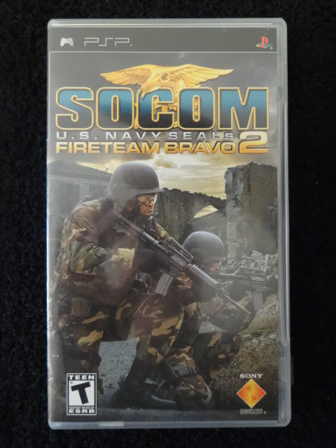 SOCOM: U.S. Navy SEALs: Fireteam Bravo 3 Value - GoCollect  (playstation-portable-psp-socom-us-navy-seals-fireteam-bravo-3 )