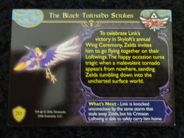The Black Tornado Strikes Enterplay 2016 Legend Of Zelda Collectable Trading Card Number 70