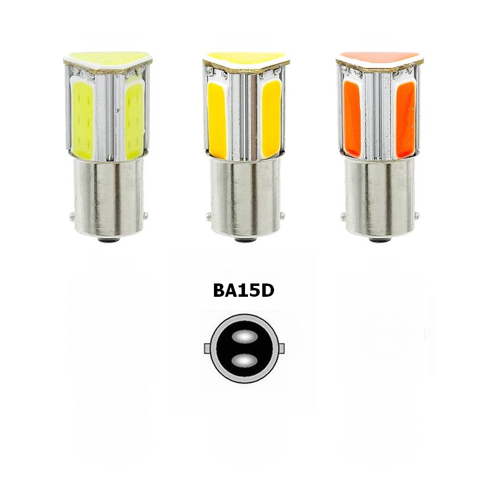 BAY15D COB LED pære - 12v - Dinled