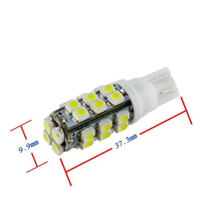 Se T10 W5W LED pære - 26 SMD LED - 12v - Dinled hos dinLED.dk