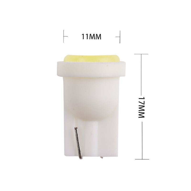 Billede af T10 W5W COB LED pære - 2 stk - 12v - Dinled