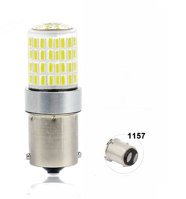 Billede af BAY15D LED pære med 72 LED - 12v - Dinled