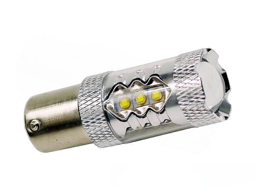 Billede af BA15S LED pære 18 x 5w CREE 12-24 volt - Dinled