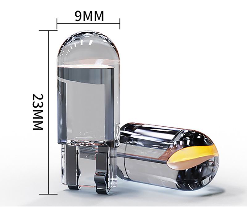 T10 W5W LED pære - 2 stk. - 12v - Dinled