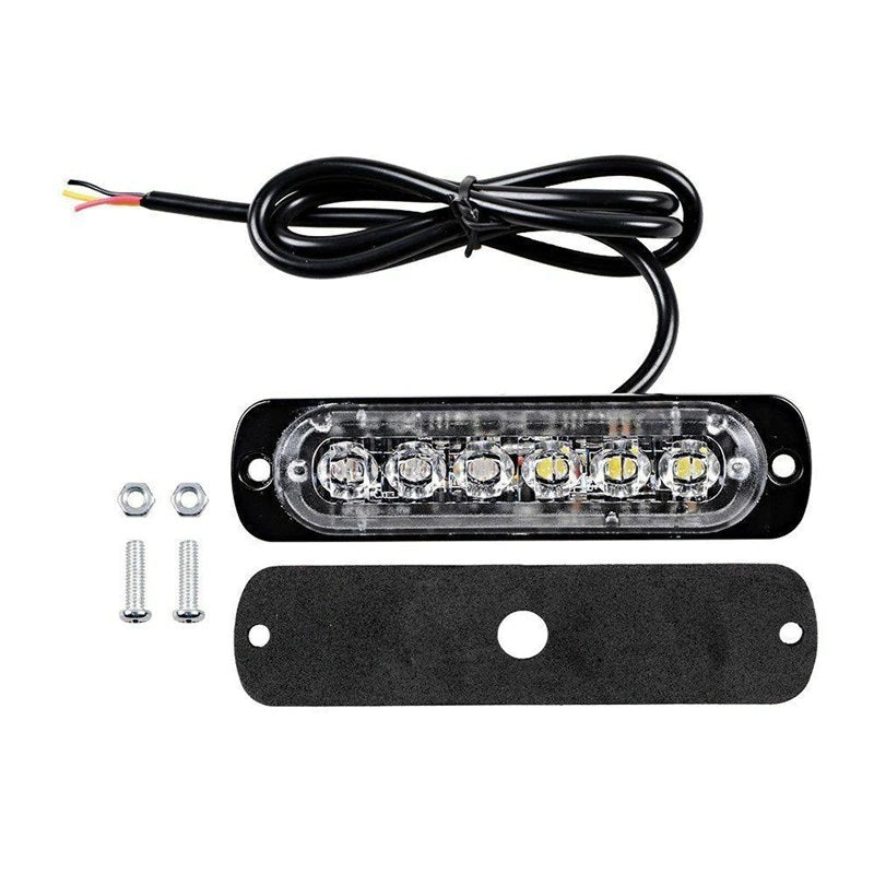 Billede af 6 LED Blitzblink / strobe blink 12v / 24v - Dinled - Markeringslys