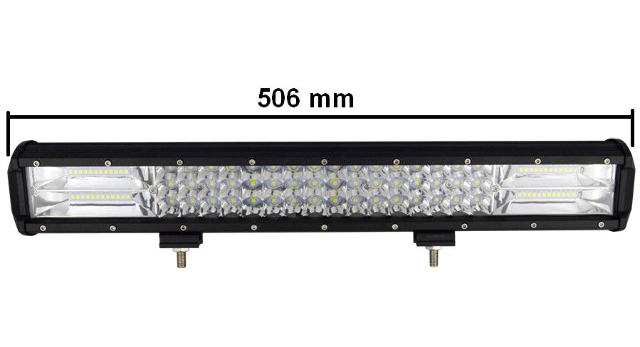 Se UDSALG - LED Lys bro / lys bar 216 - 288 - 324 - 468 watt 12/24 volt - Dinled - Køretøjs projektører hos dinLED.dk