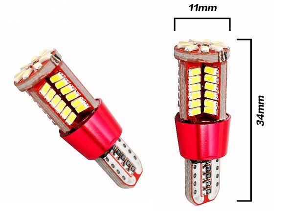 Billede af T10 W5W LED pærer - canbus - sæt med 2 stk. - 12v - Dinled