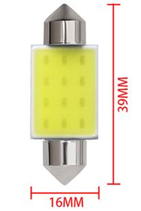 Billede af 2 stk. LED pinol kabinelys 31-36-39-41mm, 12v - Dinled