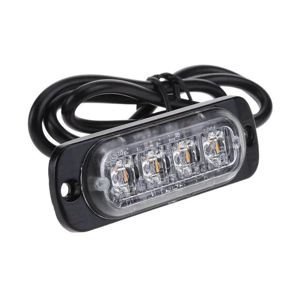 Billede af 4 LED Blitzblink / strobe blink 12v / 24v - Dinled - Markeringslys