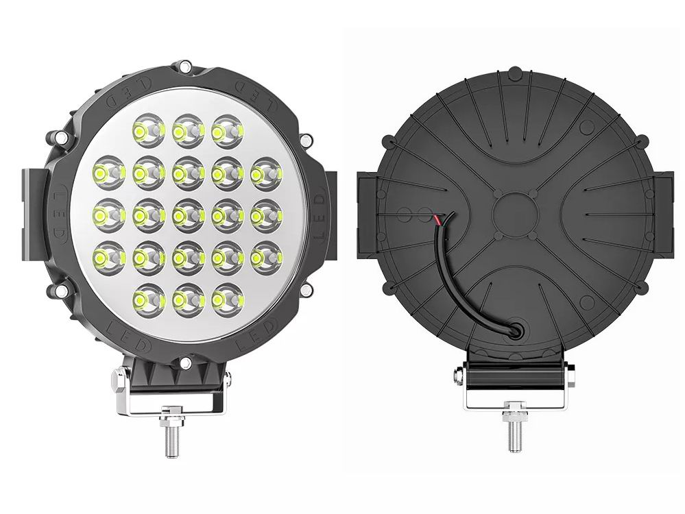 Se UDSALG - LED køretøjs projektører 63 watt 10-80v - Dinled - Køretøjs projektører hos dinLED.dk