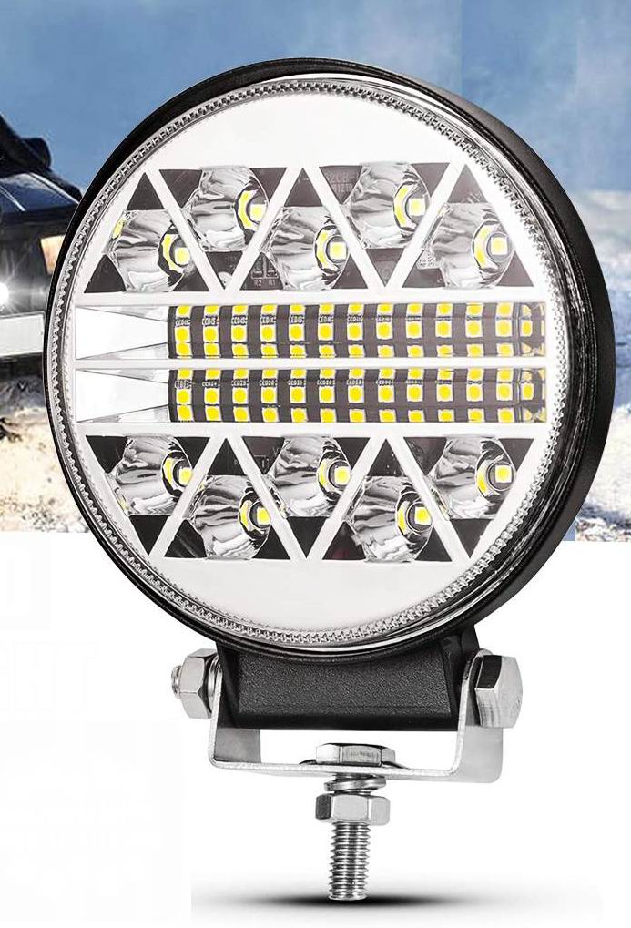 Billede af UDSALG - LED køretøjs projektør 51 watt COMBO, med BLITZ blink - Dinled - Køretøjs projektører