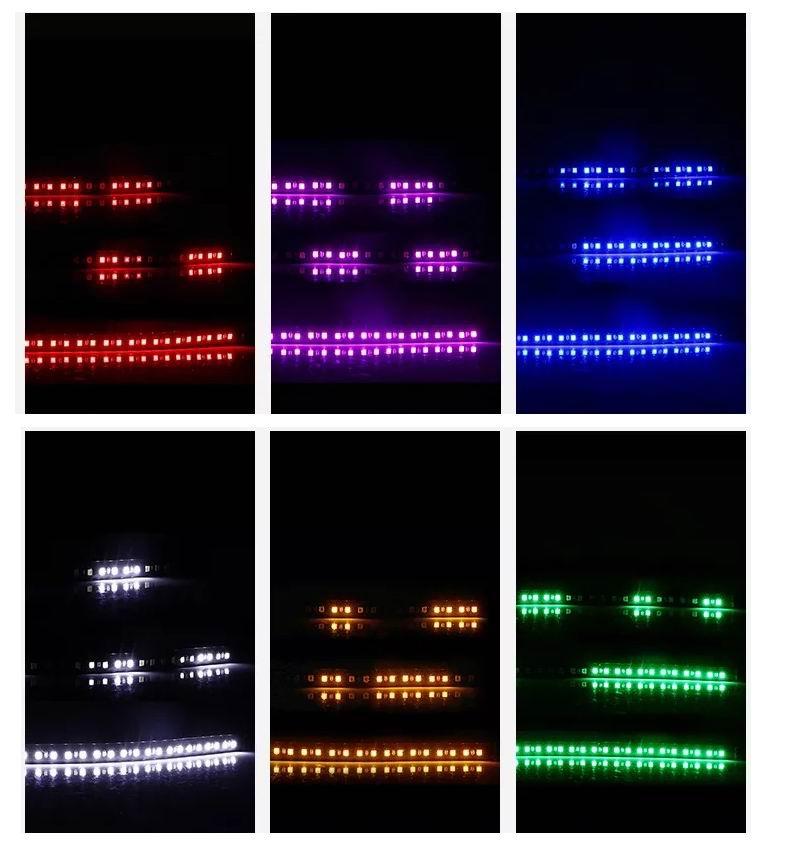 Billede af LED flexible strip 30cm med blitz / strobe funktion, vandtæt, 12v. - Dinled - LED STRIP