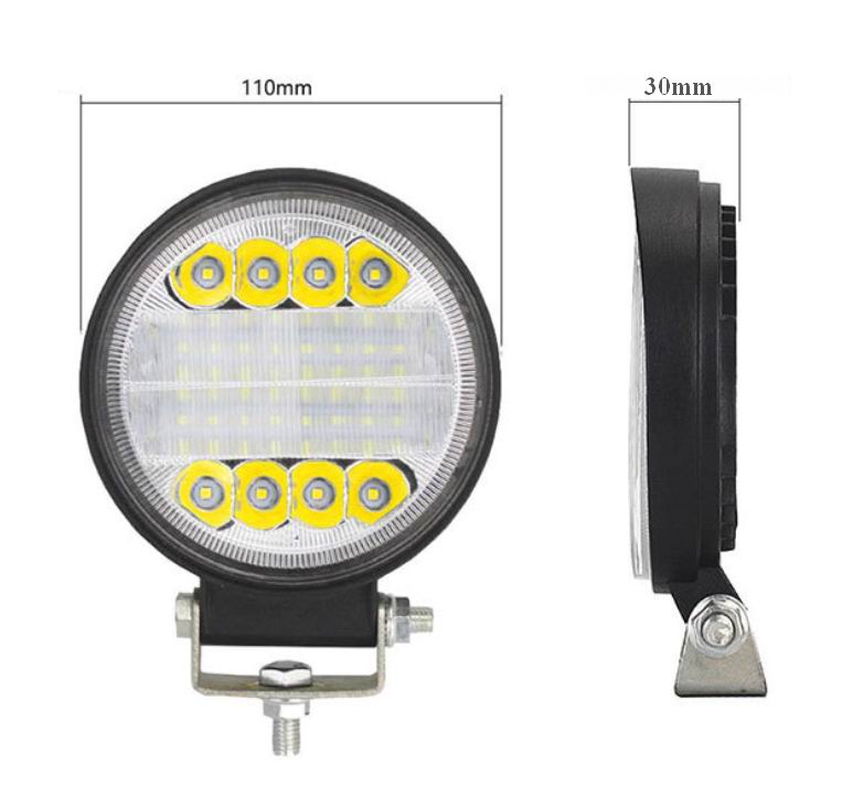 Se UDSALG - LED køretøjs projektør 72 watt COMBO, Slim 12/24 volt - Dinled - Køretøjs projektører hos dinLED.dk