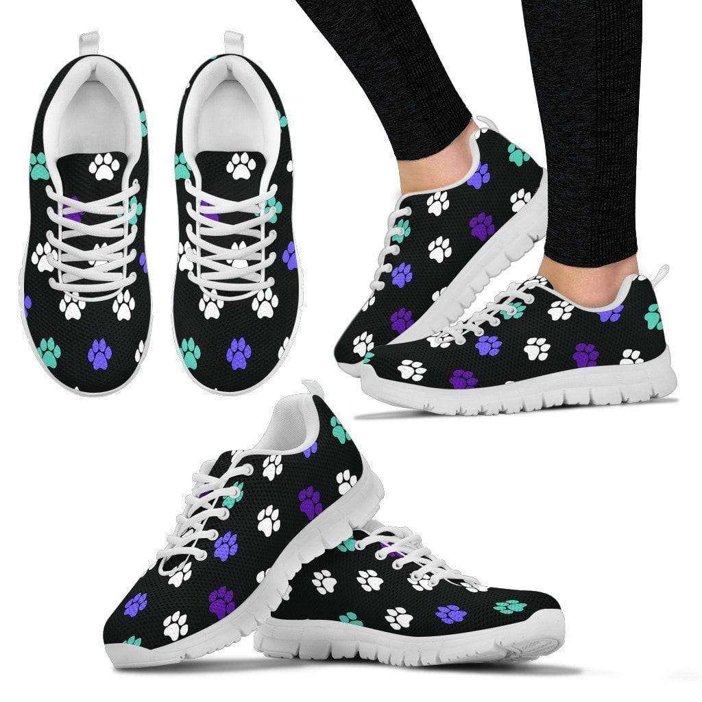 shoes with paw prints