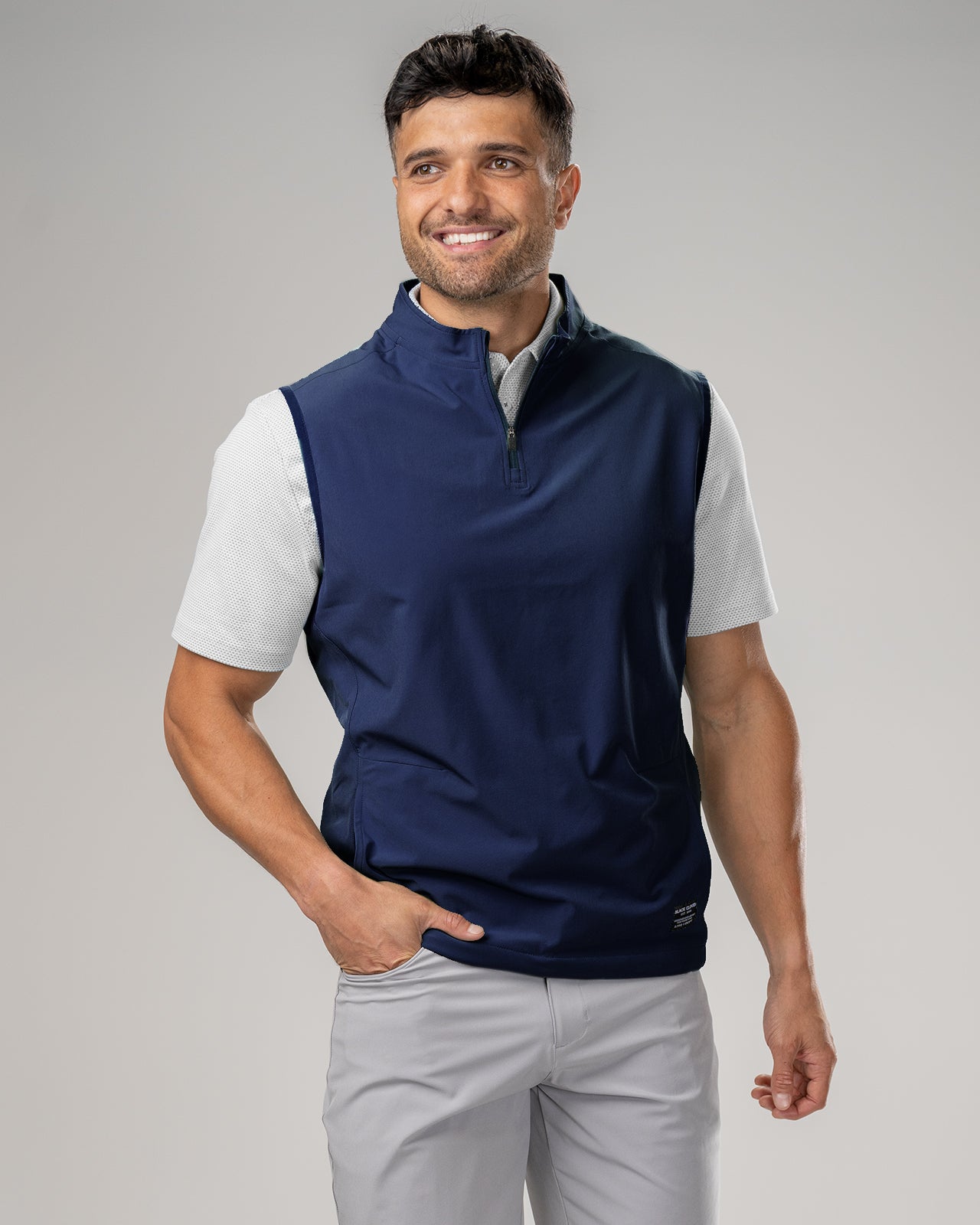 Half Jack Vest - Navy – Black Clover