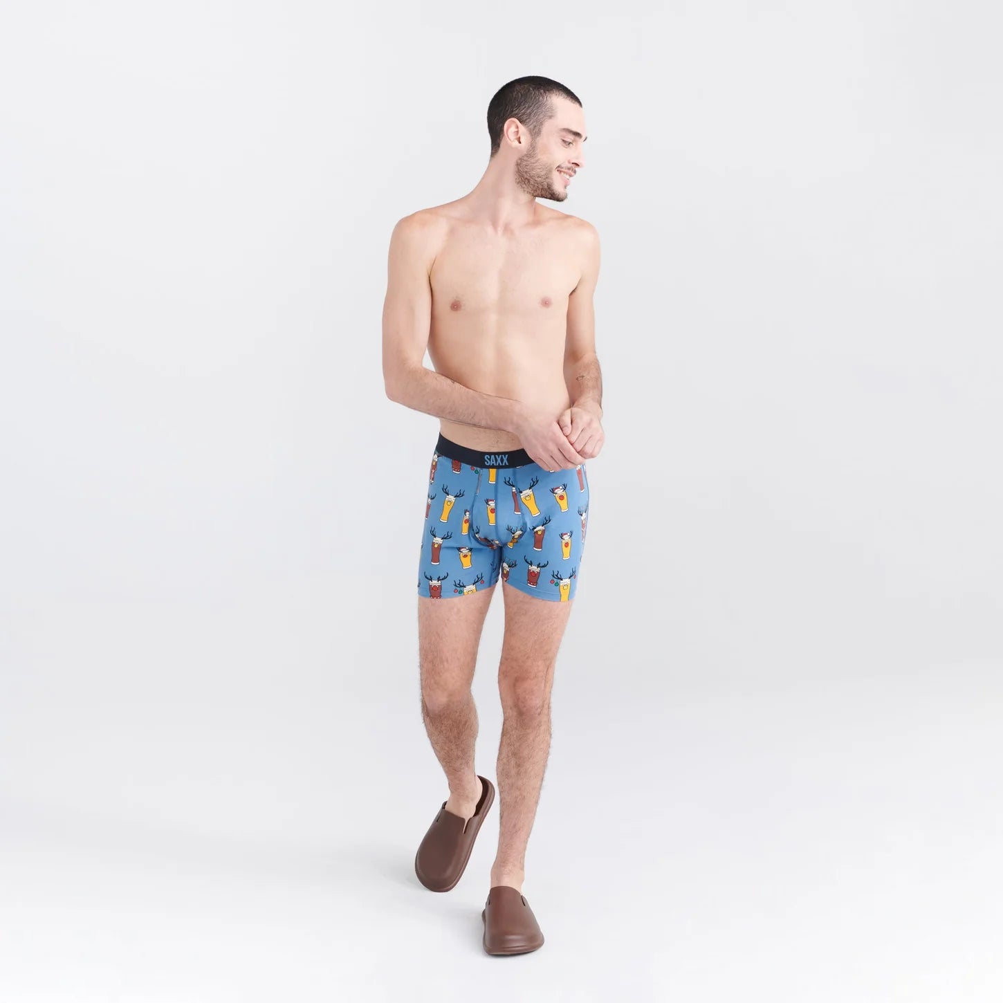 SAXX Ultra Super Soft Boxer Brief - Brewdolph Slate - SXBB30F BWS