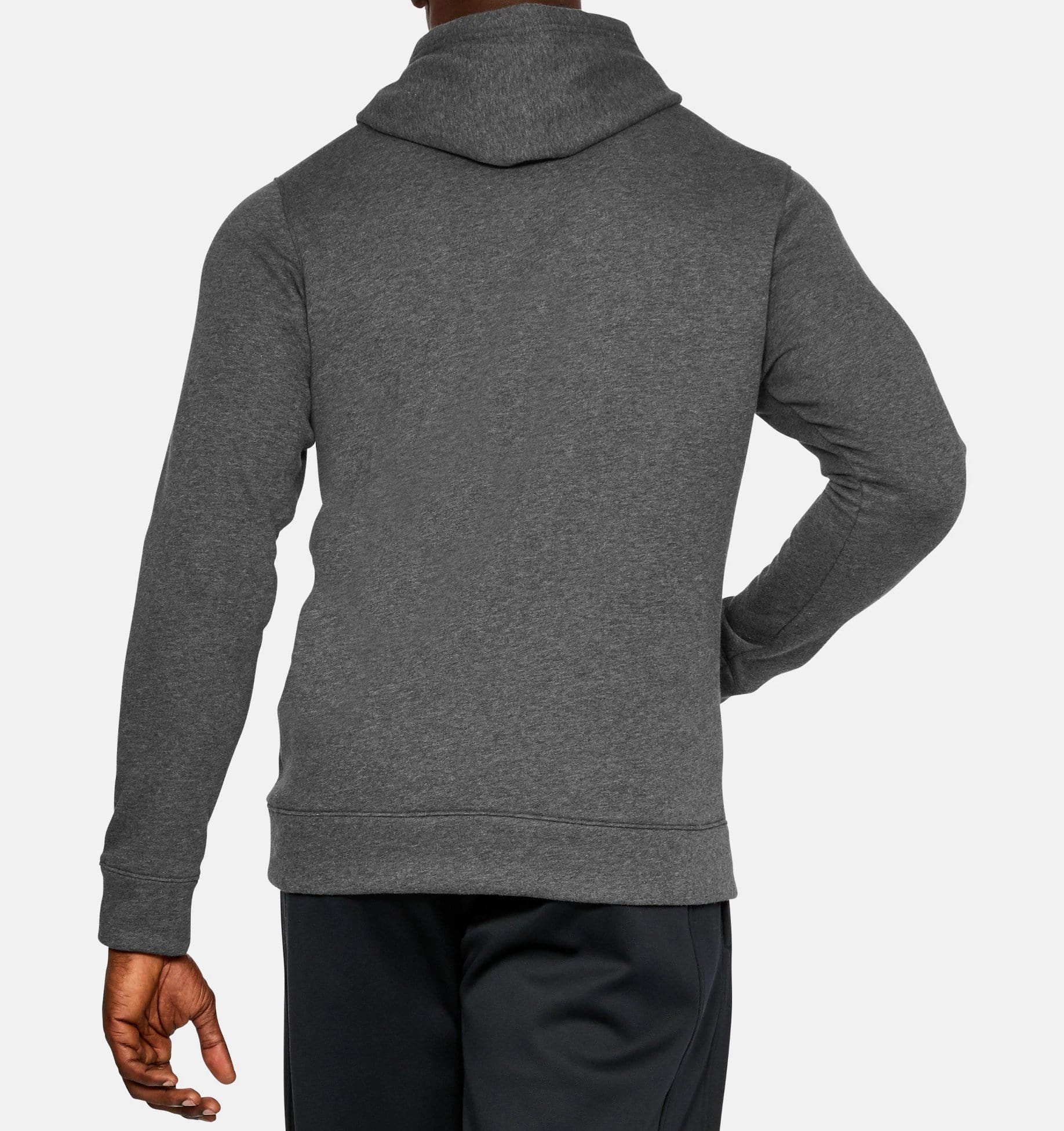 Under Armour Grey Hustle Fleece Hoodie - 1300123