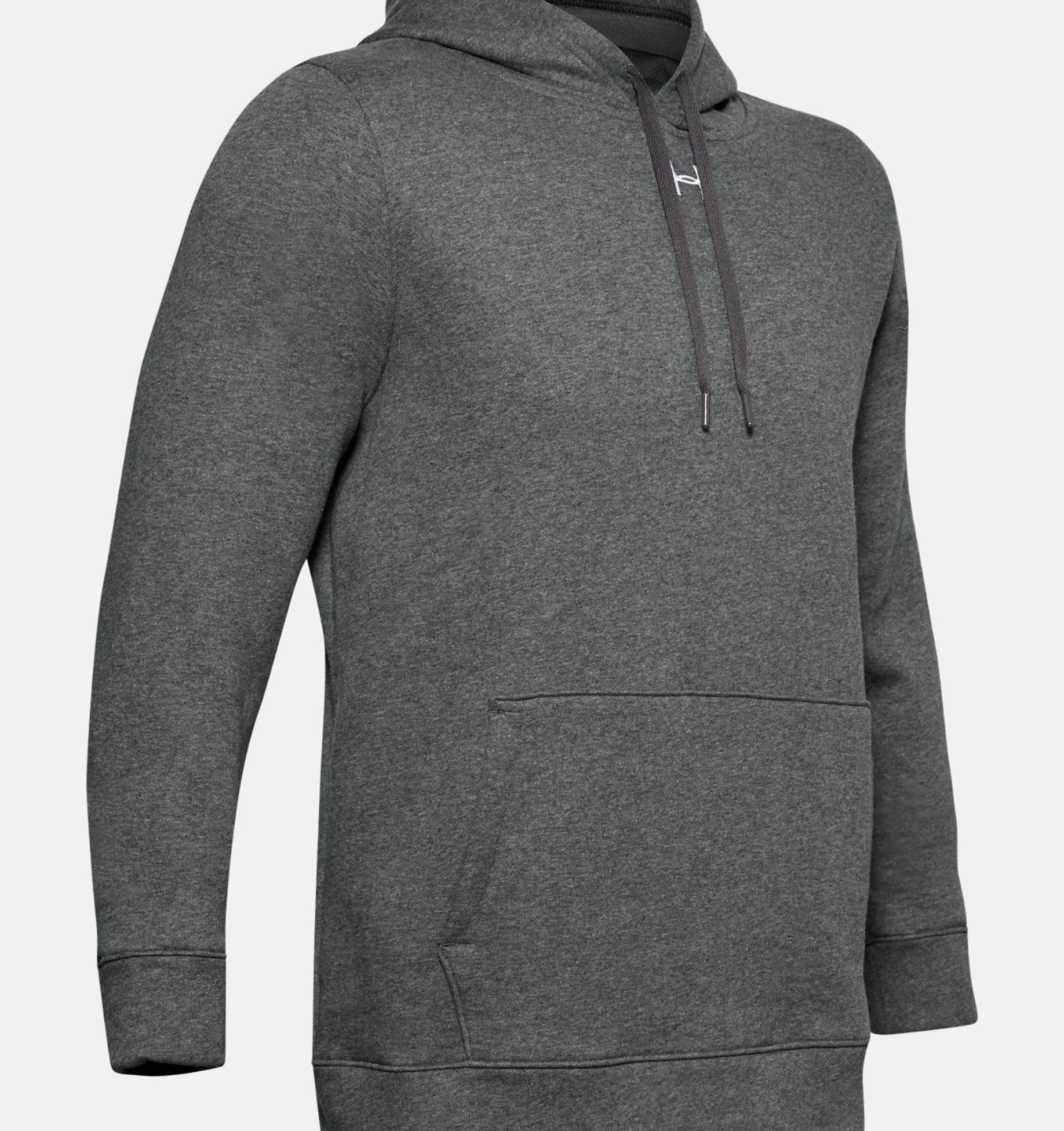 Under Armour Grey Hustle Fleece Hoodie - 1300123