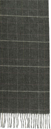 Fraas Glencheck Cashmink® scarf - Mid-Grey - 627022 960