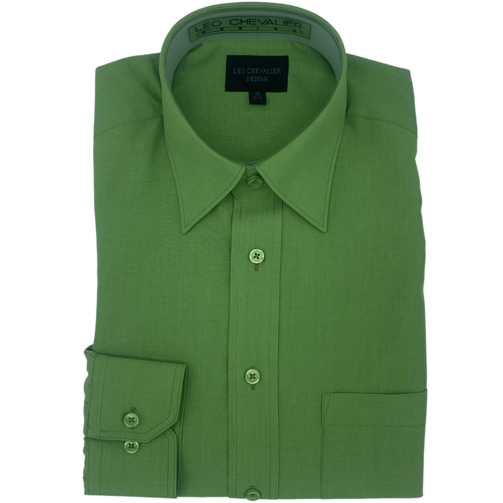 Leo Chevalier Long Sleeve Dress Shirt - 225156 - Assorted Colours