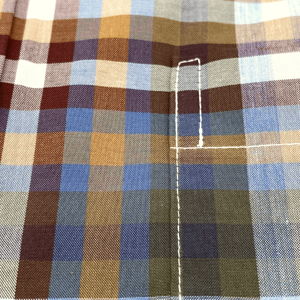 Leo Chevalier Short Sleeve Sport Shirt - 524380 2800 Brown Plaid