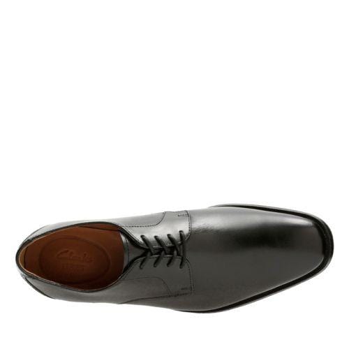 Clarks Gilman Lace Black Leather - 26127654