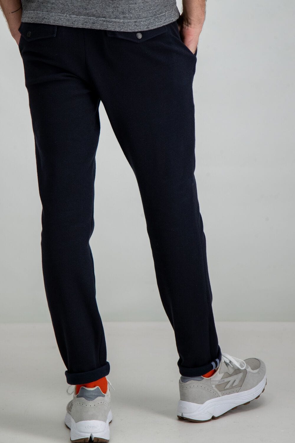 Garcia Dark Blue Stretch Pant - Dark Moon - I91116 292