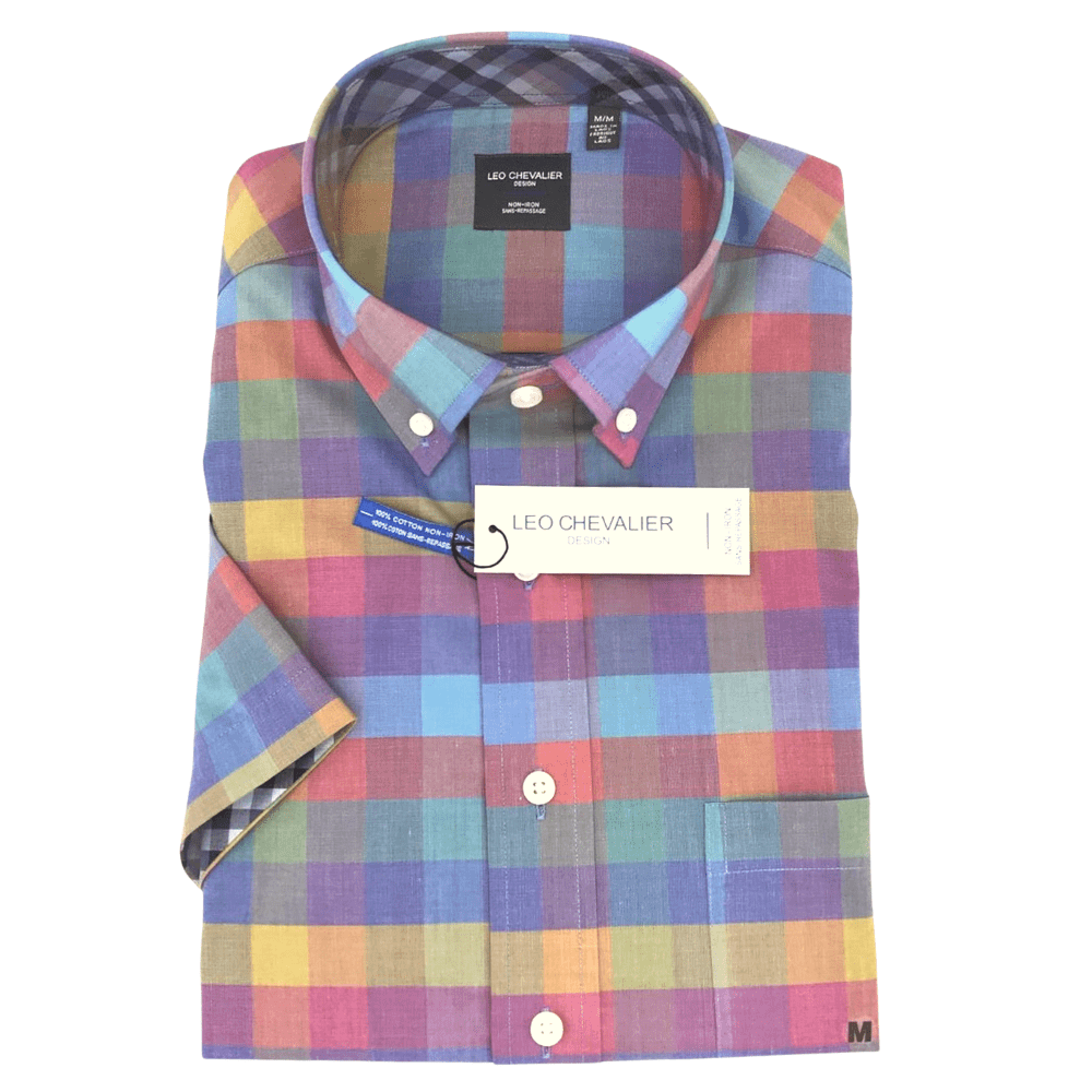 Leo Chevalier Short Sleeve Sport Shirt - 522360 - 9000