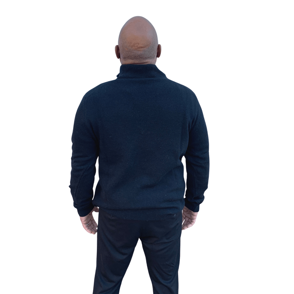 Montechiaro Quarter Zip Knitted Wool Blend Sweater - 0070967M