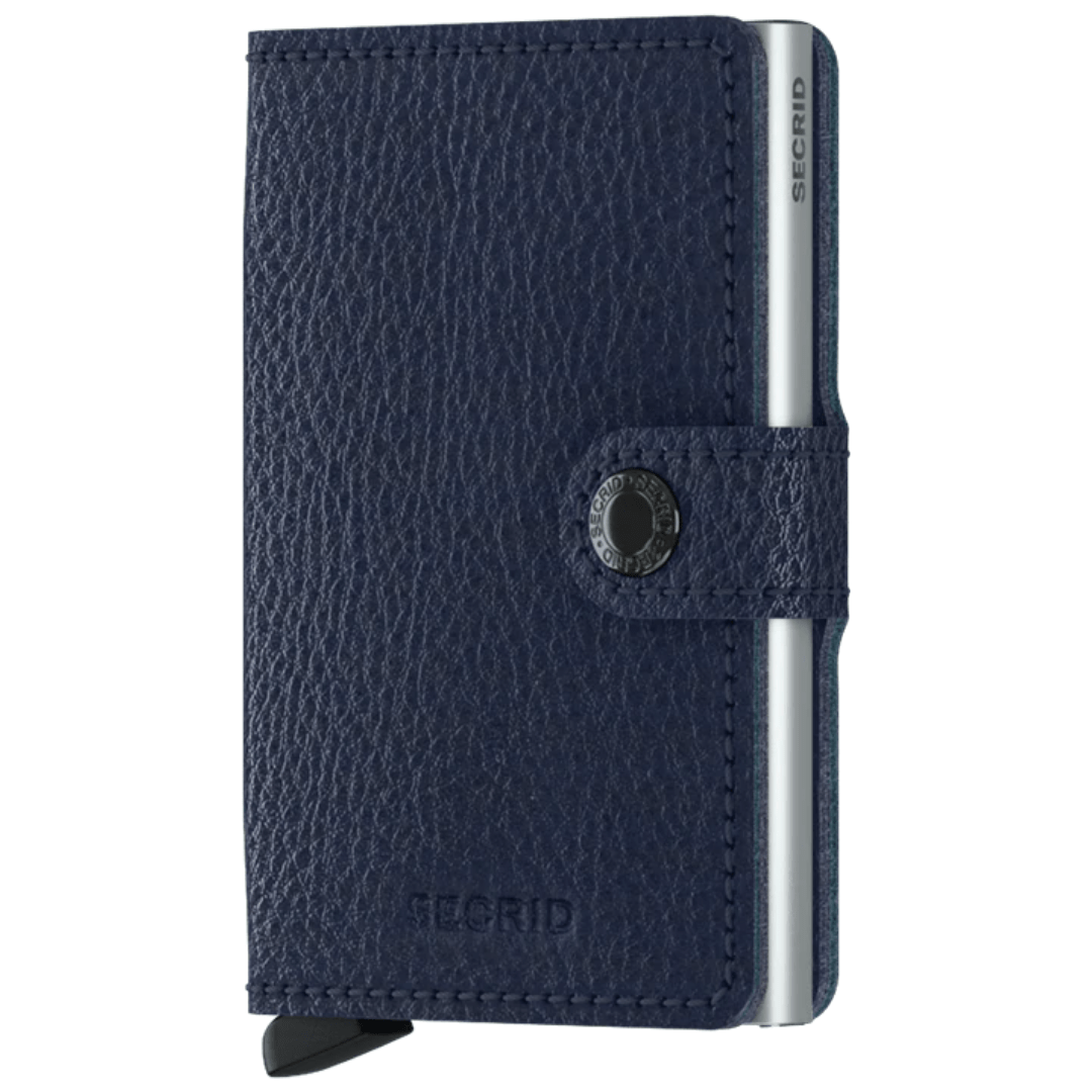 Secrid Mini Wallet - Veg Navy Silver