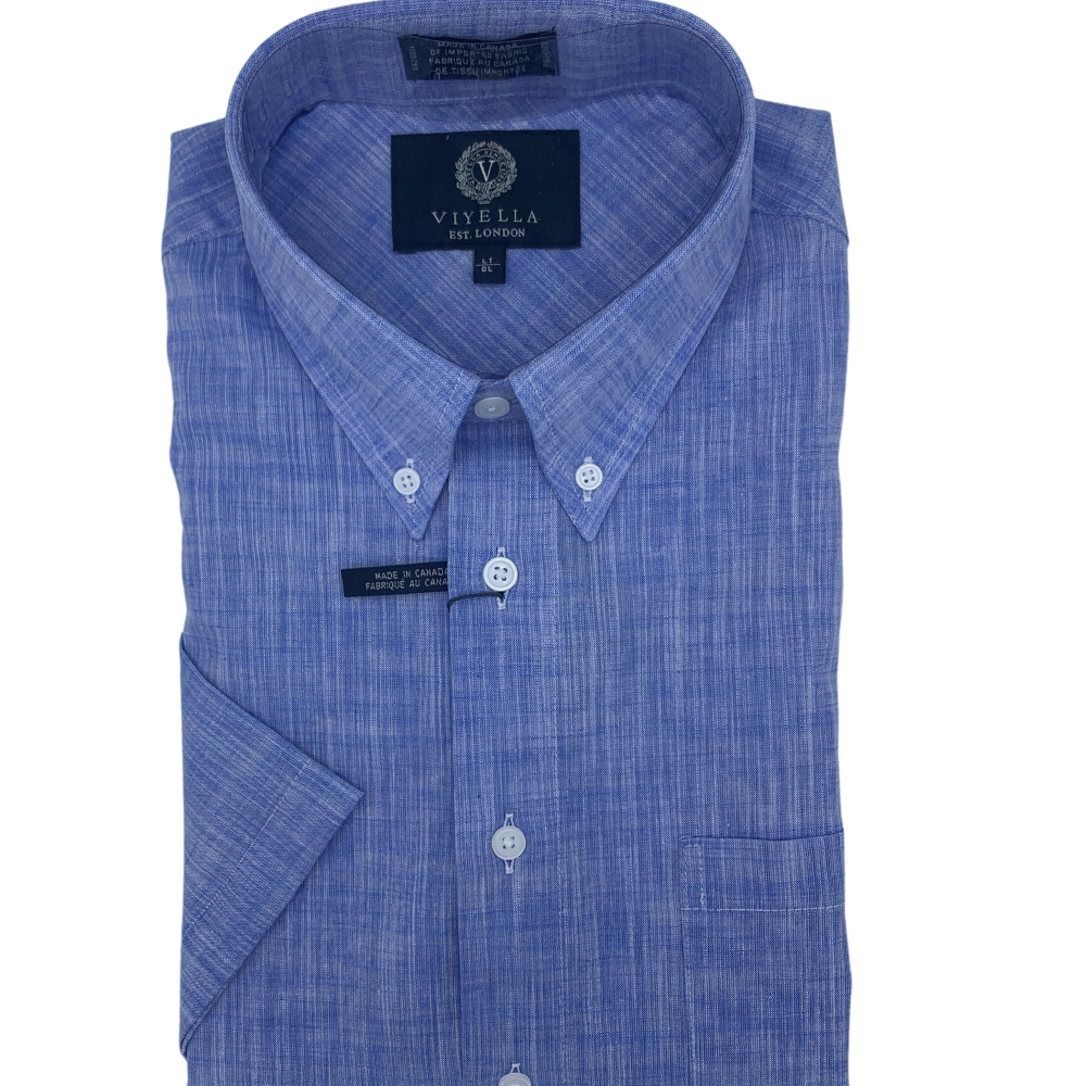 Viyella Short Sleeve Sport Shirt Tall Sizes - 650320/ QT