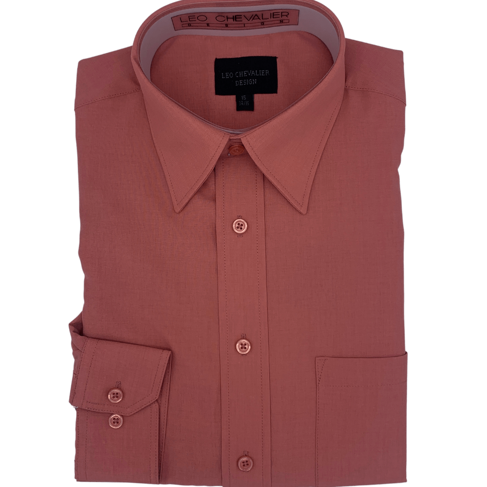 Leo Chevalier Long Sleeve Dress Shirt - 225156 - Assorted Colours