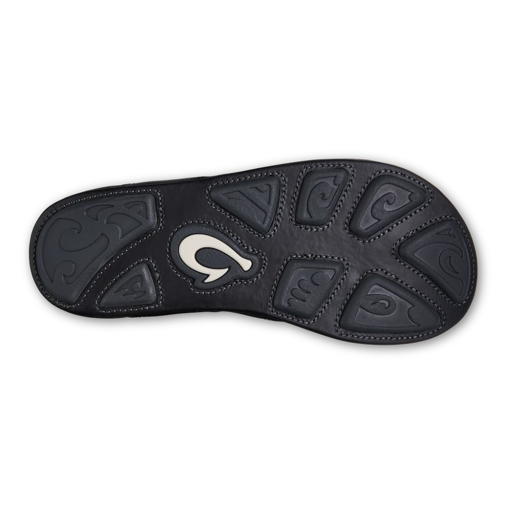 Olukai Mekila Leather Beach Sandals - 10488-4040 Black