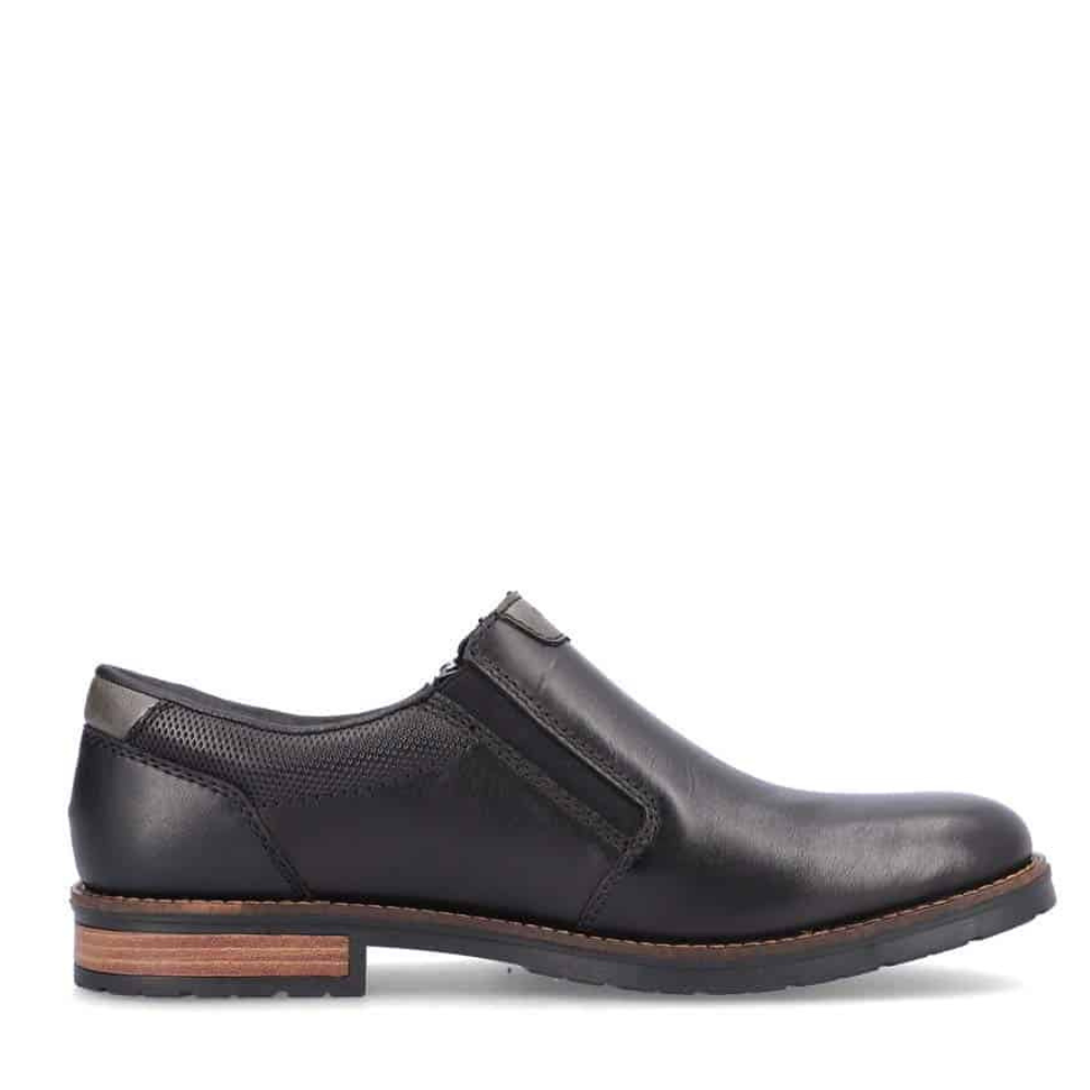 Rieker Black Slip On Dress Shoe - 14661-00