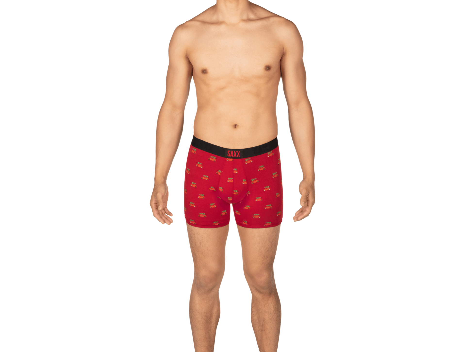 SAXX Vibe Boxer Brief - Red Holiday Errand - SXBM35 HRE