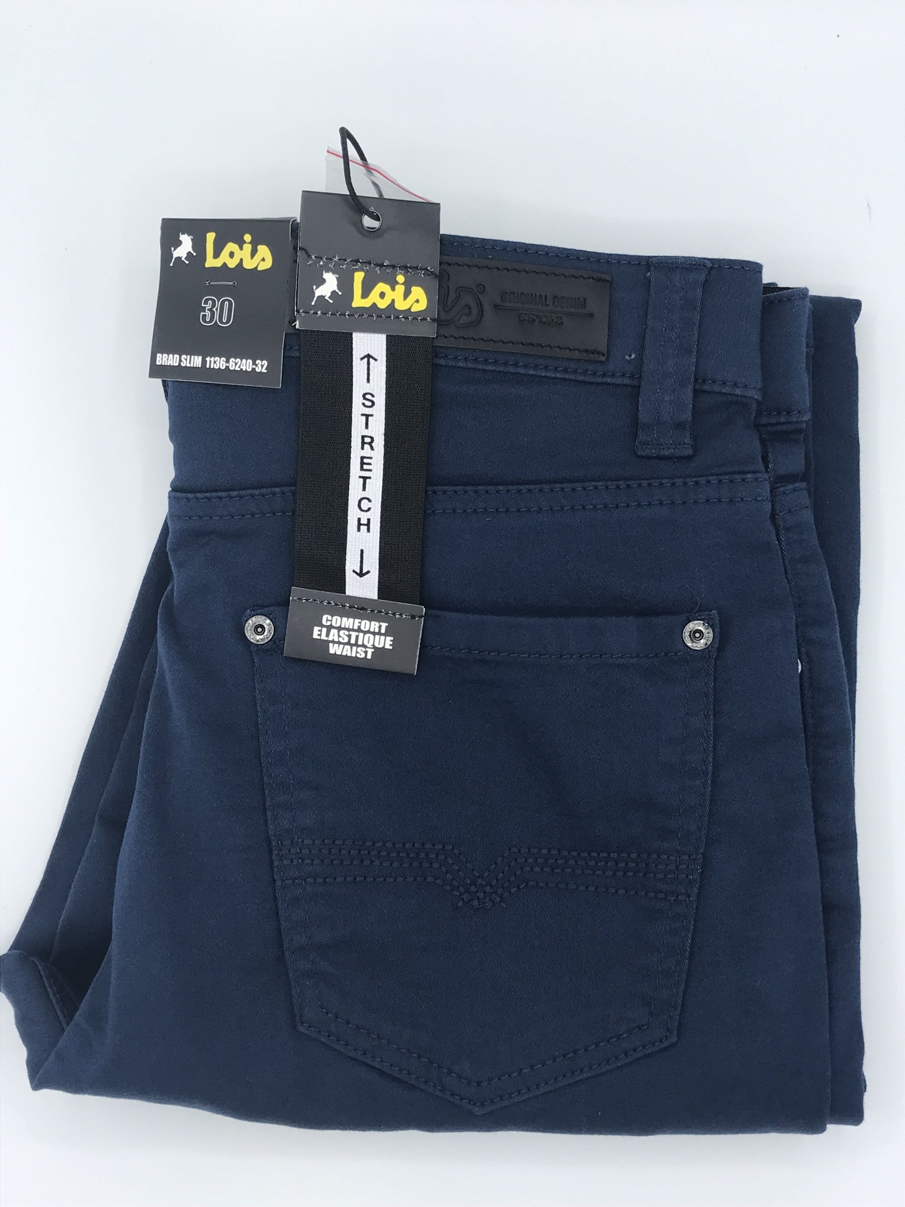 Lois Brad Slim Casual Pant Indigo Blue 1136-6240-32