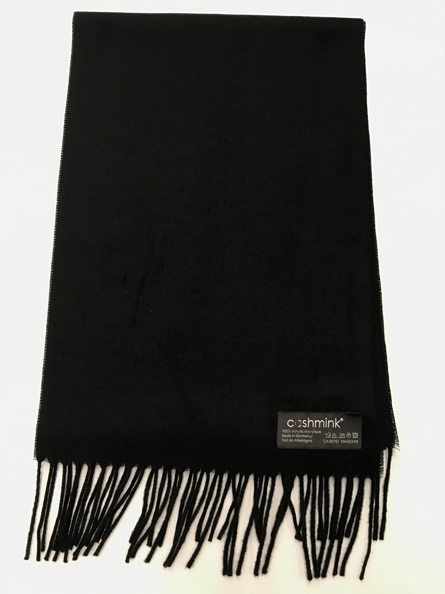 Fraas Cashmink Scarf Solid Black