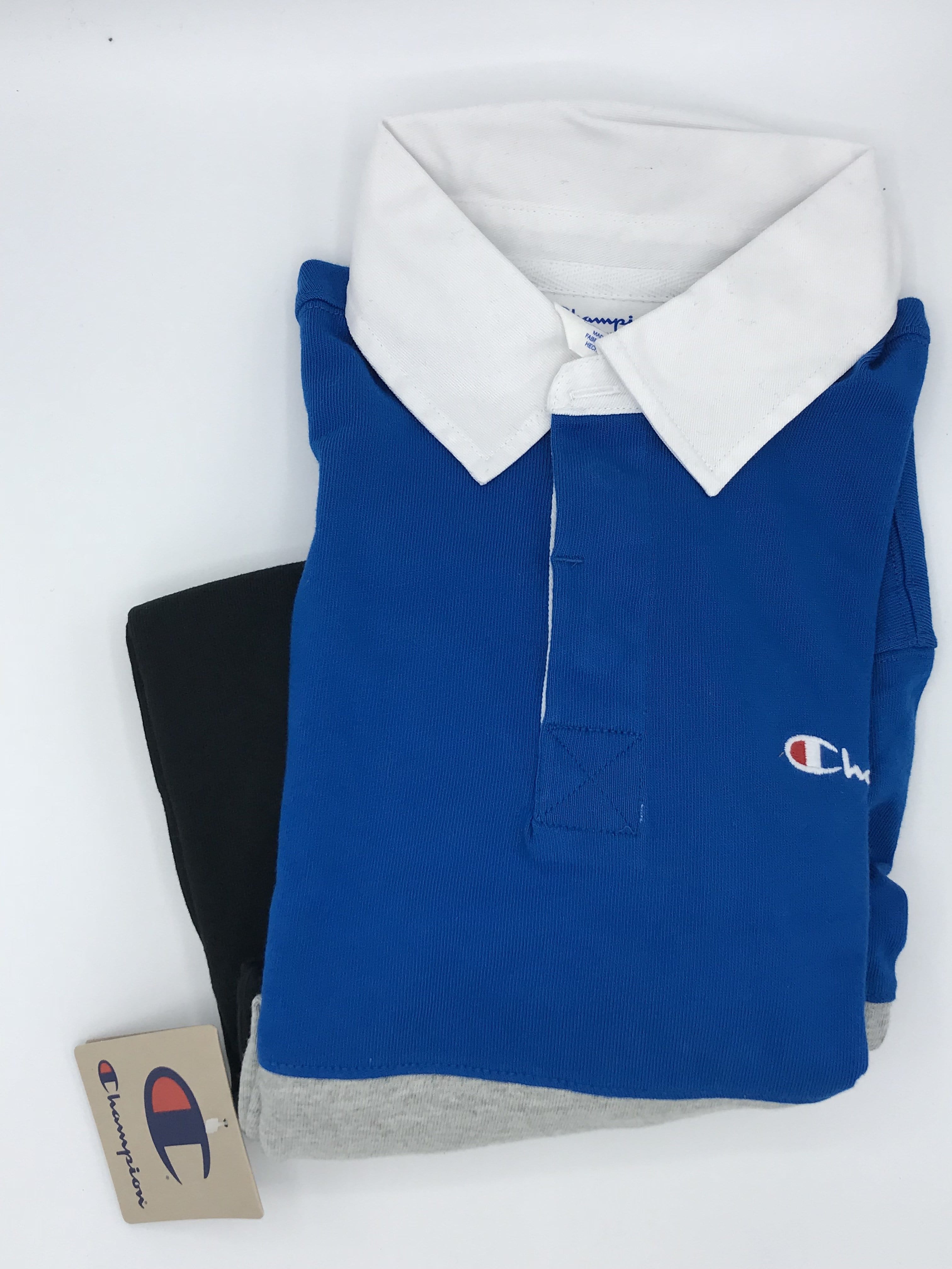 champion colorblock rugby shirt