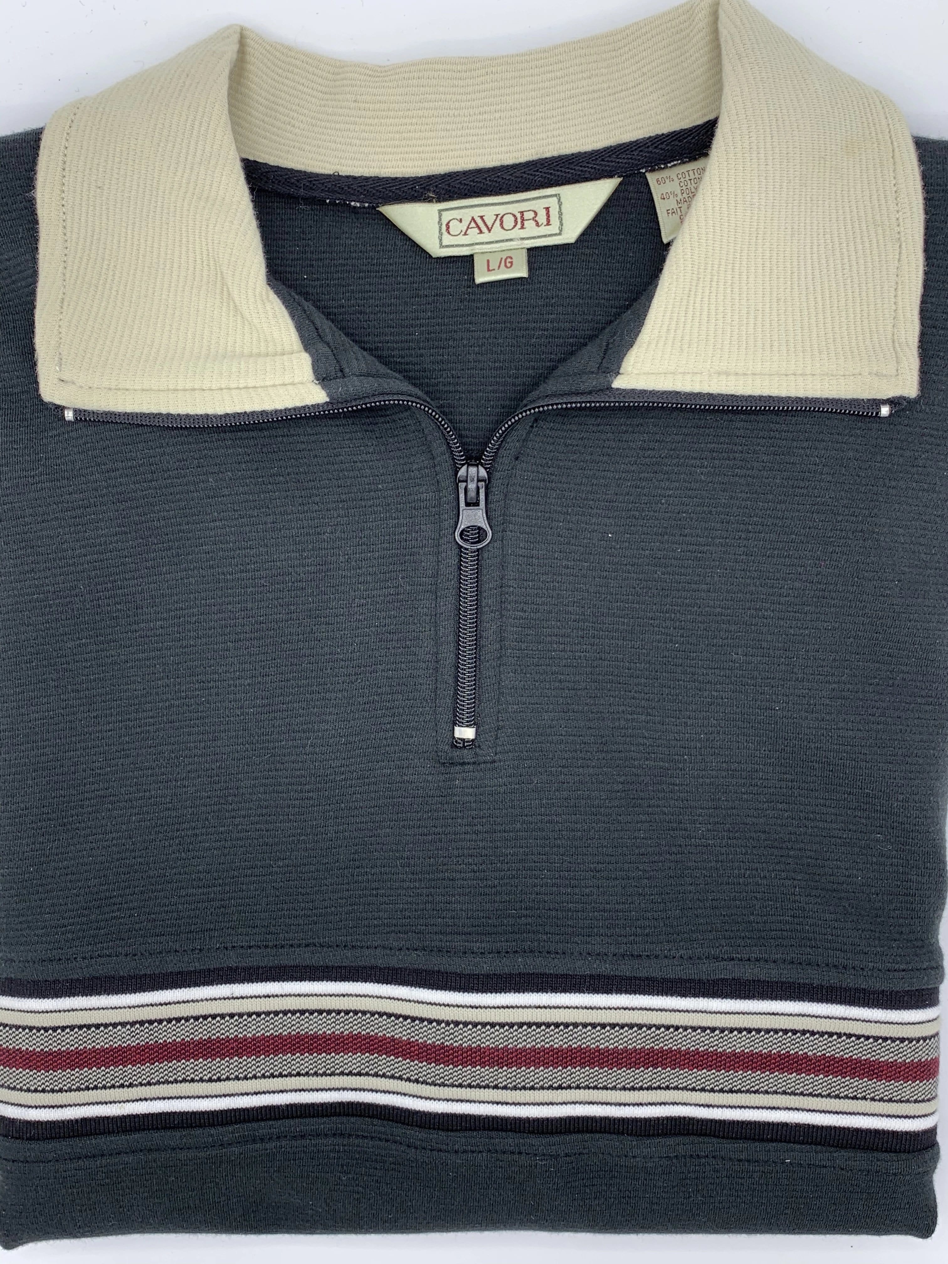 Cavori Mocha Heather Sweater 1/4 Zip - 344532 - 2698