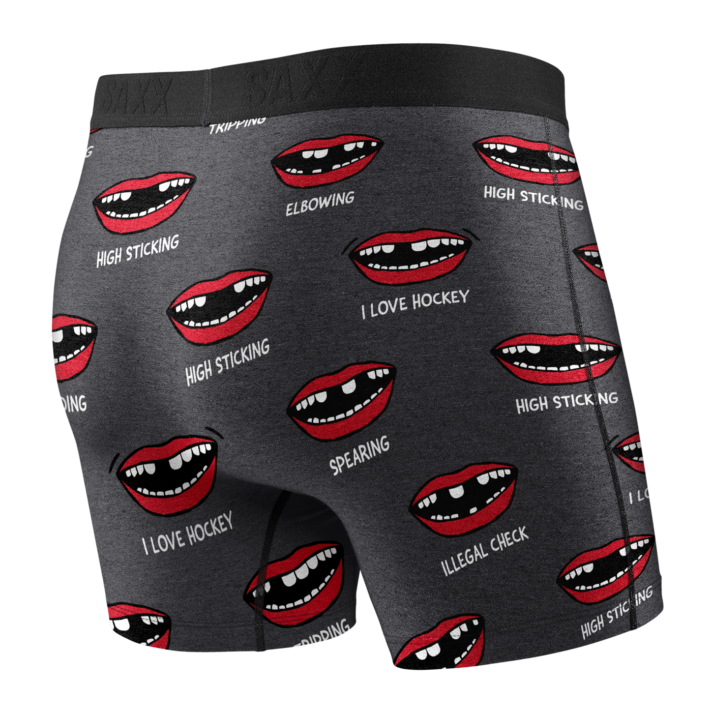 SAXX Vibe Boxer Brief - SXBM35 PTC - Charcoal Puck Tooth