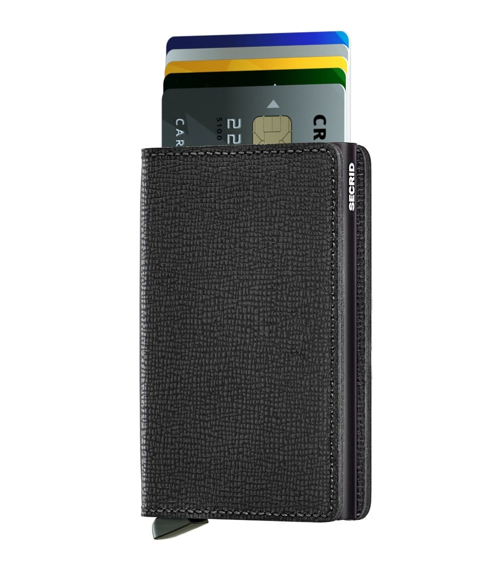 Secrid Slim Wallet - Crisple Black