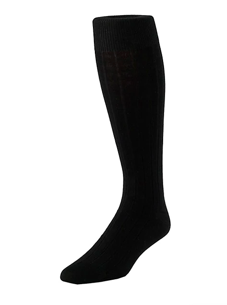 McGregor Knee High Cotton Executive Socks MGM201DR48001 Black