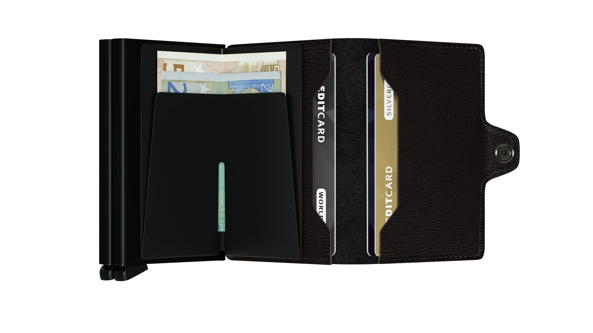 Secrid Twin Wallet - Crisple Black