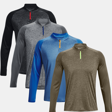 Under Armour Women's Tech ½ Zip Long-Sleeve Pullover , Carbon