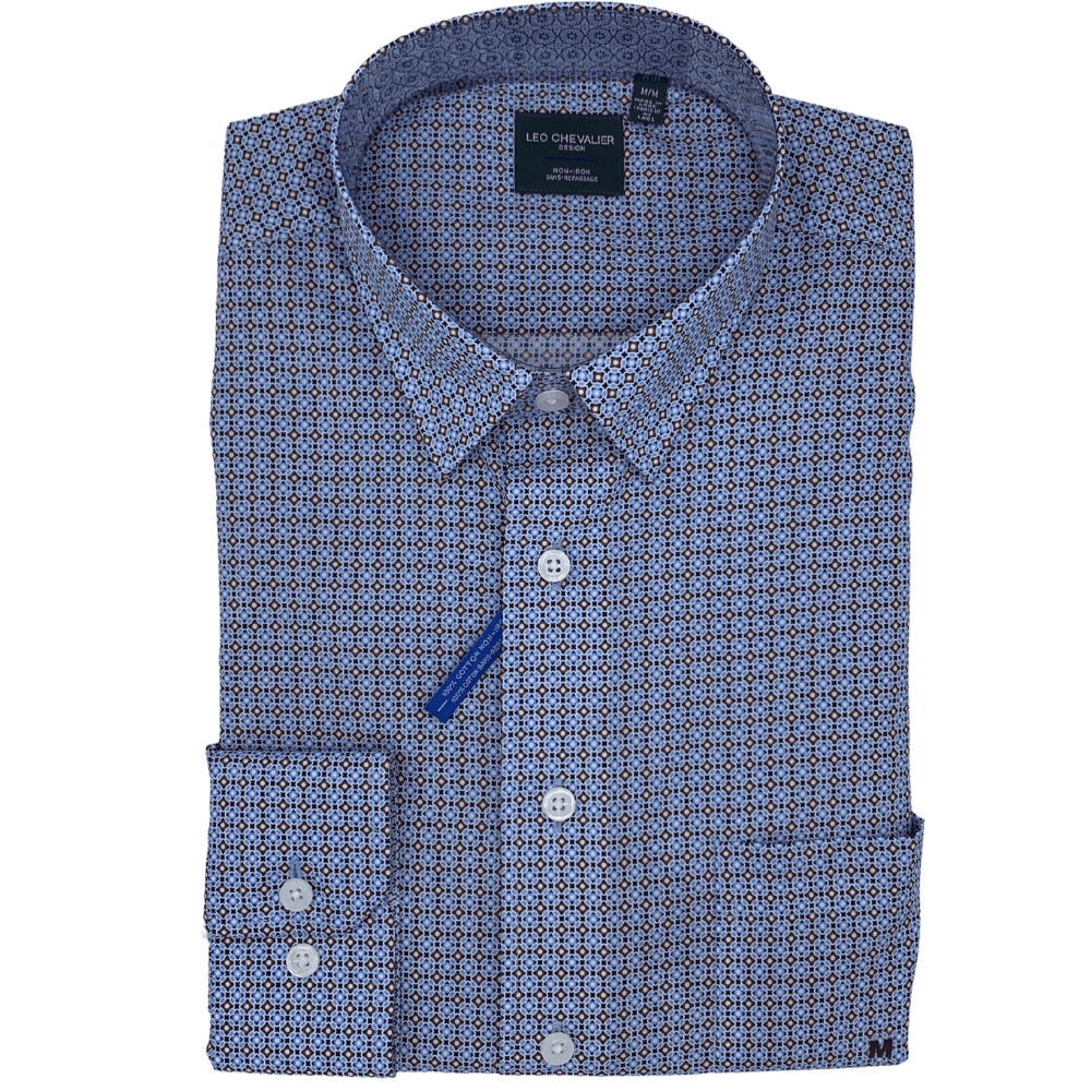 Leo Chevalier Long Sleeve Sport Shirt - 529464 2398