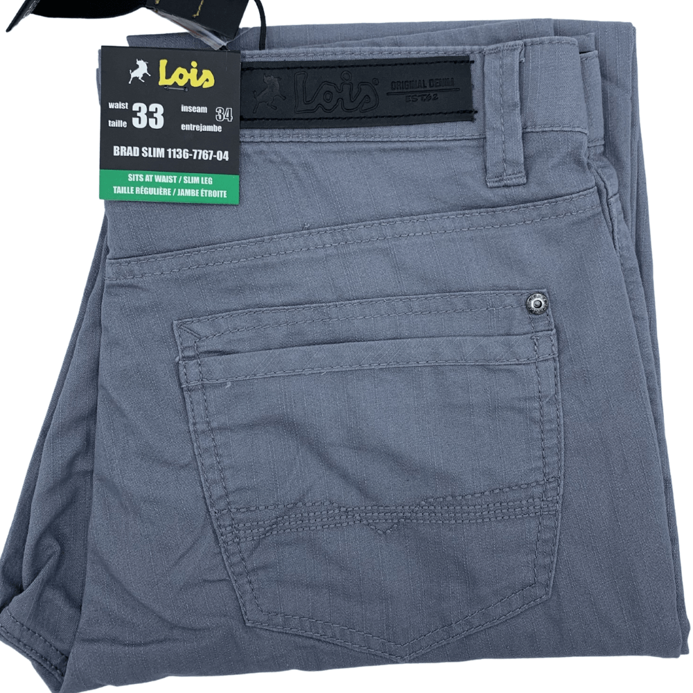 Lois Casual Summer Pant Grey - 1136-7767- 04